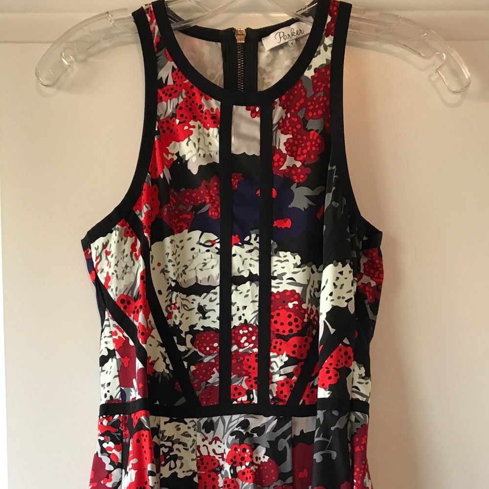 Parker floral fit and flare dress - Picture 3 of 6